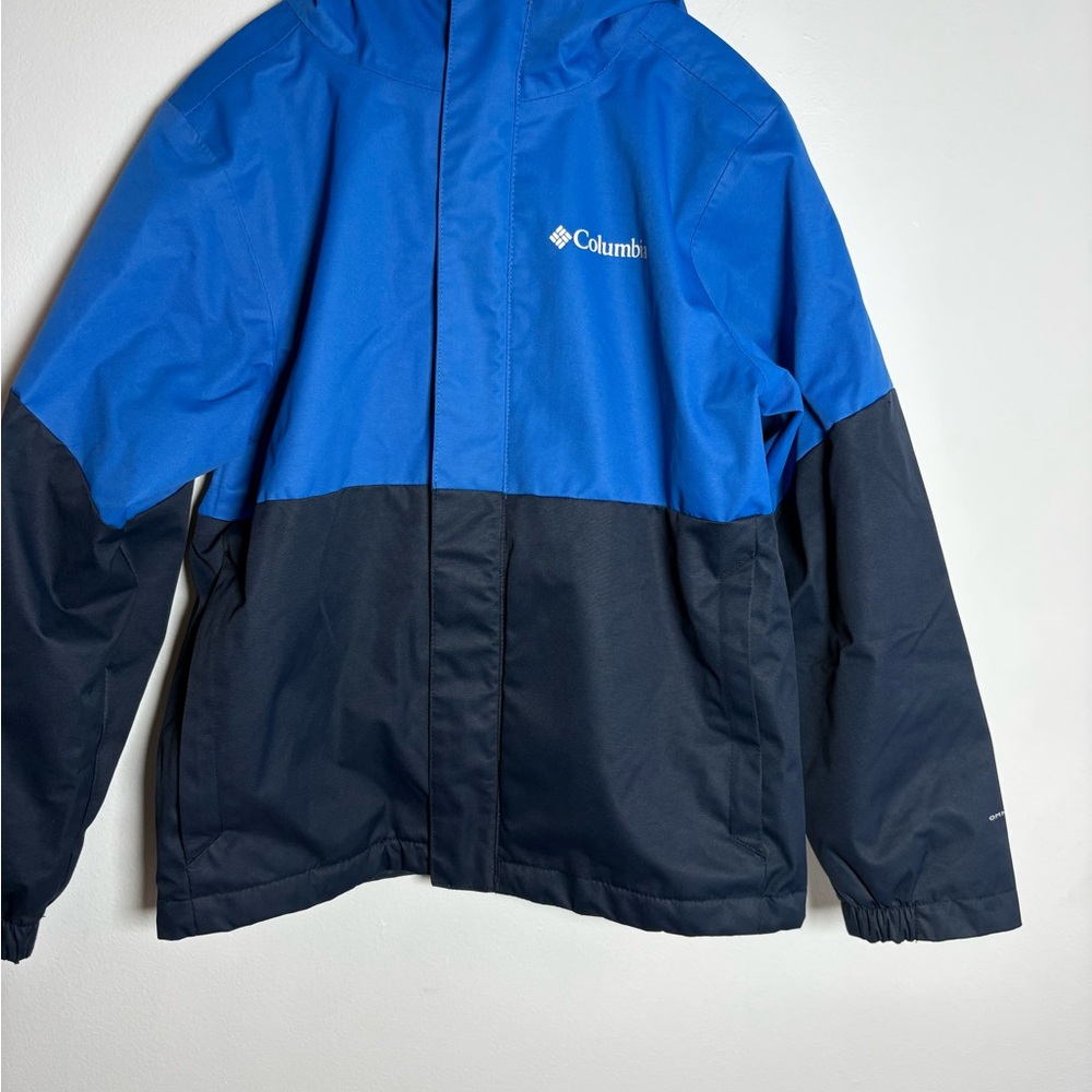 Columbia Kids Blue and Black Raincoat